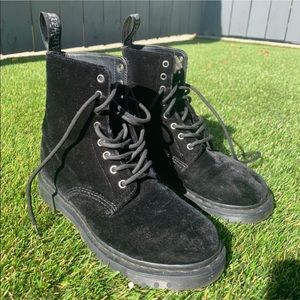 black velvet doc martens